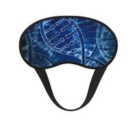 Fotografía impresa de la cadena de ADN, Cubiertas oculares completas, antifaces para dormir que bloquean la luz, orejeras opacas para dormir