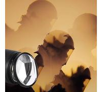 Fotografía Primer Plano Bokeh Cristal dioptría Suave Negro Espejo Suave Cepillado caleidoscopio Filtro Hueco Espejo Suave