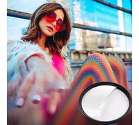 Fotografía Primer Plano Bokeh Cristal dioptría Suave Negro Espejo Suave Cepillado caleidoscopio Filtro Hueco Espejo Suave