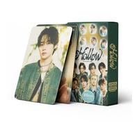 Fotografías de Kpop Stray Kids, 55 piezas de tarjetas Lomo de Stray Kids, 40 piezas de stickers SK, SKZ HOP, Nuevos álbumes para fans (Hollow)