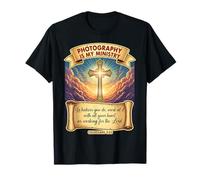 Fotógrafo Cristiano Fotografía El Arte Es Mi Ministerio Jesús Camiseta