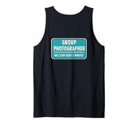 Fotógrafo de Grupo se detendrá Cada 5 Minutos Caminante Camiseta sin Mangas