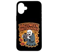 Fotógrafo de Halloween Funny Ghost Camera Carcasa para iPhone 16 Plus