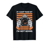 Fotógrafo divertido, cámara retro, lente fotográfica, fotografía Camiseta
