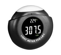 Fotómetro PCE-LM 4 con sensor interno/Rango hasta 200 klux/Medición de temperatura/Memoria interna para 12 valores/Unidades: lx, fc, °C, ºF/Función MIN, MAX, HOLD/PCE Instruments