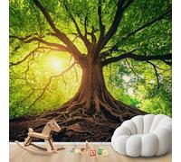 Fotomural Árbol de la Vida Grande No Tejido Moderno Sala de Estar Dormitorio Habitación Infantil Decoración de Pared Motivo Papel Papel Mural, 400cmx280cm Pegatinas - Cuadro Sin Marco - Póster