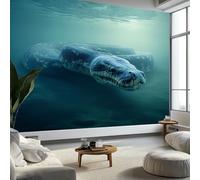 Fotomural Fotorealismo Decoración de Pared Animal Python Stripe Papel Pintado Papel Pintado Pared Papel Pintado 400 x 280 cm (A x Al), para Salón Dormitorio Papel Pintado Panorámico Póster Mural para