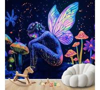 Fotomural - Papel pintado de elfos de cuento de hadas, decoración moderna para pared de salón, dormitorio o habitación infantil, 150 cm x 105 cm, póster - adhesivo de pared - cuadro sin marco