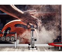 Fotomural Vinilo Pared Deportivo Barato Hall Gym | Fotomurales pared | Fotomural Decorativo | Mural | Vinilo Decorativo | Varias Medidas 100 x 70 cm | Decoración Gimnasios | Deportes varios