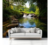 Fotomurale no Tejido Fotografía Termas El Conde Costa Rica 200 x 140 cm Papel Pintado Decoración de Pared moderna, Murales póster efecto 3D, Decorativos Murales para Dormitorio Salón TV Pared