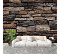 Fotomurales 250x175 cm Texturas ArquitectóNicas Retro Decoración Muro Murales Papel Pintado tejido no tejido Verde Moderna Panoramico Fotográfico Adhesivos Impermeable Papel Tapiz