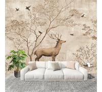 Fotomurales 300x210 cm Tema De Arte Y Naturaleza Decoración Muro Murales Papel Pintado tejido no tejido MarróN Claro Moderna Panoramico Fotográfico Adhesivos Impermeable Papel Tapiz