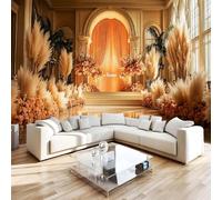 Fotomurales 3D Flores 200x140 cm Papel Pintado Tejido No Tejido Pared De Boda Romance Wallpaper Mural Paredes Papel Tapiz Sala DecoracióN SalóN O Dormitorio 7G-30
