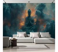Fotomurales 3D Nubes Y Niebla 200x140 cm Papel Pintado Tejido No Tejido Pared De Zen Arte Oriental Wallpaper Mural Paredes Papel Tapiz Sala DecoracióN SalóN O Dormitorio 19G-30