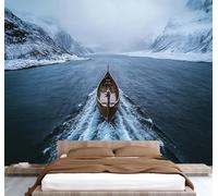 Fotomurales 3D Velero 350x256 cm Papel Pintado Tejido No Tejido Pared De Océano Paisaje Natural Wallpaper Mural Paredes Papel Tapiz Sala DecoracióN SalóN O Dormitorio, No Se Incluye Adhesivo U-473