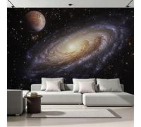 Fotomurales de Pared Nebulosa Papel Pintado de Fotografía de Universo Ciencia Ficción mural de Tejido No Tejido 200Anx140Al cm, Moderno Mural de Pared Para Sala de Estar, Dormitorio Murales 22G-35