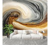 Fotomurales Decorativos Pared 3D Abstracto Fluido MáRmol Textura Papel tapiz Fotográfico Grande Extraíble 400X280 Cm Blanco GrisáCeo Papel Pintado Moderno de lujo, Murales Interiores, Mural Stickers