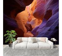 Fotomurales Decorativos Pared 3D MagníFico Paisaje De CañóN Papel tapiz Fotográfico Grande Extraíble 250X175 Cm Naranja Papel Pintado Moderno de lujo, Murales Interiores, Mural Stickers