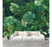 Fotomurales Decorativos Pared 3D Moderno BotáNico PatróN. Papel tapiz Fotográfico Grande Extraíble 200X140 Cm Verde Papel Pintado Moderno de lujo, Murales Interiores, Mural Stickers