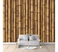 Fotomurales Decorativos Pared Bambú 3D Mural Autoadhesivo Pared Estilo Oriental Papel Pintado Tela de Seda Papel Tapiz Panorámico 250x175 cm B-0375