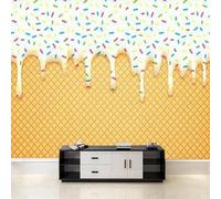 Fotomurales Decorativos Pared Helado 400x280 cm Papel Pintado Tejido No Tejido Chicos y Chicas Lindos Fotomural 3D Mural Paredes Papel Tapiz Decoración Salón o Dormitorio a-7902