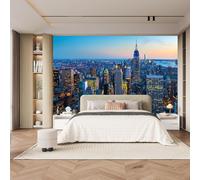 Fotomurales Decorativos Pared NuEVA York 250x175 cm Papel Pintado Tejido No Tejido Arquitectura Fotomural 3D Mural Paredes Papel Tapiz Decoración Salón o Dormitorio a-2875