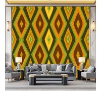 Fotomurales Geometría Abstracta Del Rombo 500x280 cm Papel Tapiz Fotográfico no tejido 3D Moderna Fondo De Pantalla Mural Decoración De Pared Sala Cuarto Oficina Salón