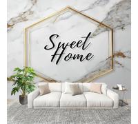 Fotomurales Papel pintado 250x175 cm MáRmol De Moda Papel Pintado Fotográfico Panoramico Decorativos Dormitorio sala Blanco GrisáCeo Murales Papel Tapiz Antimoho Removibles, Grandes