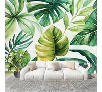Fotomurales Papel pintado 250x175 cm Tema BotáNico Moderno Papel Pintado Fotográfico Panoramico Decorativos Dormitorio sala Verde Murales Papel Tapiz Antimoho Removibles, Grandes
