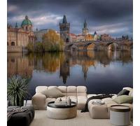 Fotomurales Papel pintado Arquitectura de Castillo Vintage Papel pintado tejido no tejido Decoración de Pared decorativos Murales Moderna 400 x 280 cm Fotomurales