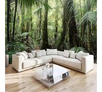 Fotomurales - Papel pintado Mural 3D de árbol tropical de la jungla, no tejido, para dormitorio, sala de estar, habitación infantil, pared moderna, 300cm x 210cm Poster - Adhesivo para pared - Cuadro