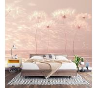 Fotomurales XXL 300x210 cm Diente de LeóN Sencillo Impermeable Papel Pintado Tejido no Tejido Efectos de Luz y Sombra Decoración de Pared Moderna Murales para Pared Salón Cocina Baño Pasillo Comedor