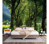 Fotomurales XXL 300x210 cm Naturaleza Sendero Jungleal Impermeable Papel Pintado Tejido no Tejido Paisaje Decoración de Pared Moderna Murales para Pared Salón Cocina Baño Pasillo Comedor