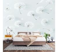 Fotomurales XXL 350x256 cm Diente de LeóN Cayendo Impermeable Papel Pintado Tejido no Tejido Luz Decoración de Pared Moderna Murales para Pared Salón Cocina Baño Pasillo Comedor