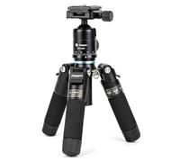 Fotopro Cámara Trípode, Mini Trípode Completo con Rótula de Bola, Zapata Rápida, Nivel de Burbujas, Tripode Cámara Reflex para Nikon, Sony, Canon, DSLR