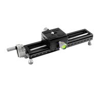 Fotopro Deslizador de Riel de Enfoque Macro para fotografía Macro de Primeros Planos con Placa de liberación rápida de aleación de Aluminio Universal Camera Slider for DSLR Camera Camcorder