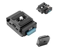 Fotopro RZ-3 - Soporte de cámara de liberación rápida, kit de configuración rápida con tornillo de 1/4, adaptador para DSLR/trípode de cámara sin espejo, estabilizador de cardán de mano, deslizador