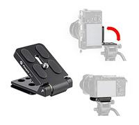 Fotopro Soporte en L vertical horizontal para cámara, placa de liberación rápida para Canon, Nikon, Sony, DSLR, monopié, estabilizador universal
