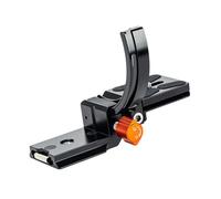 Fotopro Soporte Vertical de Cámara, Anillo de Montaje de Trípode para Lente, Placa de Montaje con Collar Giratorio para DSLR, Se Adapta a Placa para Tipo Arca, Soporta Lente de 64.8mm, Naranja