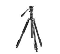 Fotopro Trípode de cámara de 60 pulgadas, trípode de viaje compacto de aluminio y monopie con placa de liberación rápida de cabeza de bola de 360°, trípode profesional para cámara réflex digital, A4I