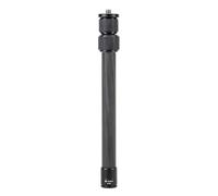 Fotopro Tubo de extensión de trípode de fibra de carbono de 25 pulgadas, columna central de trípode de 3 secciones, carga máxima de 22 libras