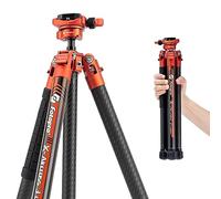 Fotopro X-Aircross 3 Lite - Trípode Ligero para cámara de Viaje de 152CM con Cabeza de Bola panorámica, 0.8KG, Ultraligero, portátil, Profesional, trípode de Fibra de Carbono para cámara