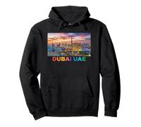 Fotorrealista Dubai Eau Viaje Souvenir City Turista Regalo Sudadera con Capucha