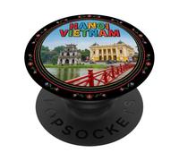Fotorrealista Hanoi Vietnam Travel Souvenir Turista Regalo PopSockets PopGrip Adhesivo