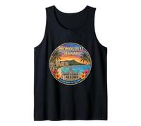 Fotorrealista Honolulu Hawaii Travel Souvenir Turista Regalo Camiseta sin Mangas