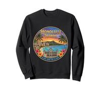 Fotorrealista Honolulu Hawaii Travel Souvenir Turista Regalo Sudadera