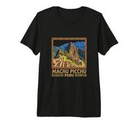 Fotorrealista Machu Picchu Perú Viaje Souvenir City Gift Camiseta Premium