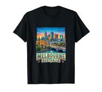 Fotorrealista Melbourne Australia Travel Souvenir City Gift Camiseta