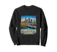 Fotorrealista Melbourne Australia Travel Souvenir City Gift Sudadera