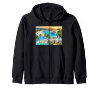 Fotorrealista Montego Bay Jamaica Travel Souvenir Gift Sudadera con Capucha
